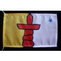 Tischflagge 15x25 Nunavut