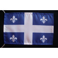 Tischflagge 15x25 Quebec