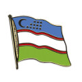 Flaggen-Pin vergoldet Usbekistan