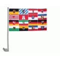 Auto-Fahne: 16 Bundesländer
