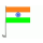 Auto-Fahne: Indien