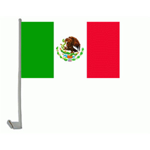 Auto-Fahne: Mexiko