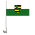 Auto-Fahne: Sachsen