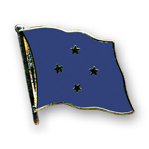 Flaggen-Pin vergoldet : Mikronesien