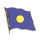 Flaggen-Pin vergoldet Palau