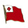 Flaggen-Pin vergoldet Tonga