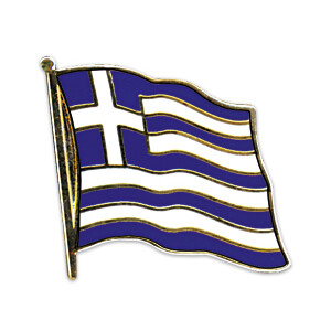 Flaggen-Pin vergoldet : Griechenland