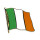 Flaggen-Pin vergoldet Irland