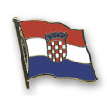 Flaggen-Pin vergoldet : Kroatien