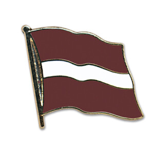 Flaggen-Pin vergoldet : Lettland
