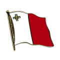 Flaggen-Pin vergoldet Malta