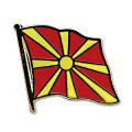 Flaggen-Pin vergoldet : Nordmazedonien