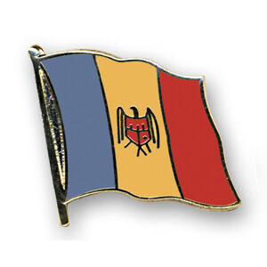Flaggen-Pin vergoldet : Moldau / Moldawien