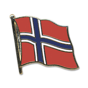Flaggen-Pin vergoldet : Norwegen