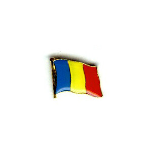 Flaggen-Pin vergoldet : Rumänien
