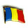 Flaggen-Pin vergoldet Rumänien