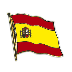 Flaggen-Pin vergoldet : Spanien