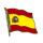 Flaggen-Pin vergoldet Spanien