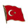Flaggen-Pin vergoldet Türkei