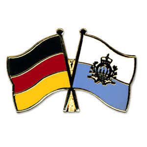 Freundschaftspin: Deutschland-San Marino
