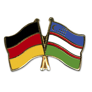 Freundschaftspin: Deutschland-Usbekistan