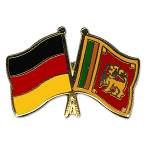 Freundschaftspin: Deutschland-Sri Lanka