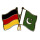 Freundschaftspin Deutschland-Pakistan