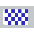 Riesen-Flagge: Karo blau-weiß 150cm x 250cm