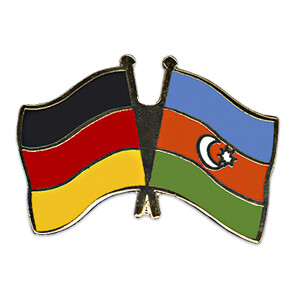 Freundschaftspin: Deutschland-Aserbaidschan