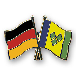 Freundschaftspin: Deutschland-St.Vincent & Grenadinen