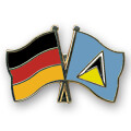 Freundschaftspin: Deutschland-St.Lucia