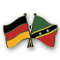 Freundschaftspin: Deutschland-St.Kitts & Nevis