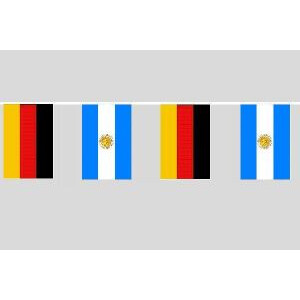 Party-Flaggenkette : Deutschland - Argentinien