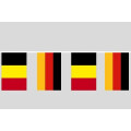 Party-Flaggenkette : Deutschland - Belgien