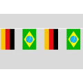 Party-Flaggenkette : Deutschland - Brasilien