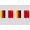 Party-Flaggenkette Deutschland - China