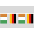 Party-Flaggenkette : Deutschland - Cote dIvoire