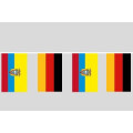 Party-Flaggenkette Deutschland - Ecuador