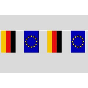 Party-Flaggenkette : Deutschland - Europa
