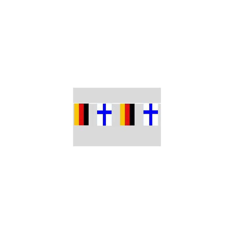 Party-Flaggenkette Deutschland - Finnland, 24,95 €