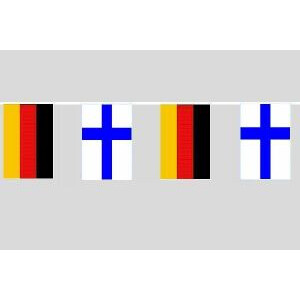 Party-Flaggenkette : Deutschland - Finnland