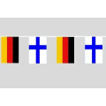 Party-Flaggenkette Deutschland - Finnland
