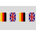 Party-Flaggenkette Deutschland - Großbritannien