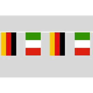Party-Flaggenkette : Deutschland - Italien