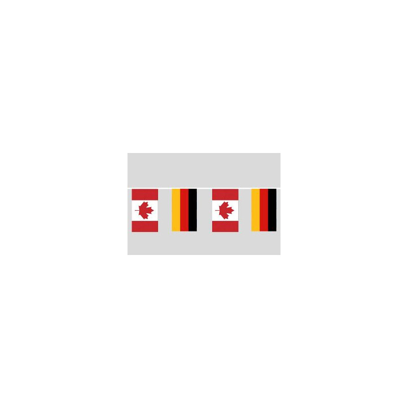 Party Flaggenkette Deutschland Kanada 19 95