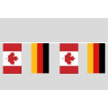 Party-Flaggenkette Deutschland - Kanada