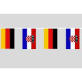 Party-Flaggenkette Deutschland - Kroatien