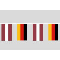 Party-Flaggenkette : Deutschland - Lettland