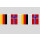 Party-Flaggenkette Deutschland - Norwegen
