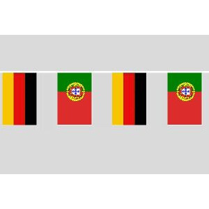 Party-Flaggenkette : Deutschland - Portugal